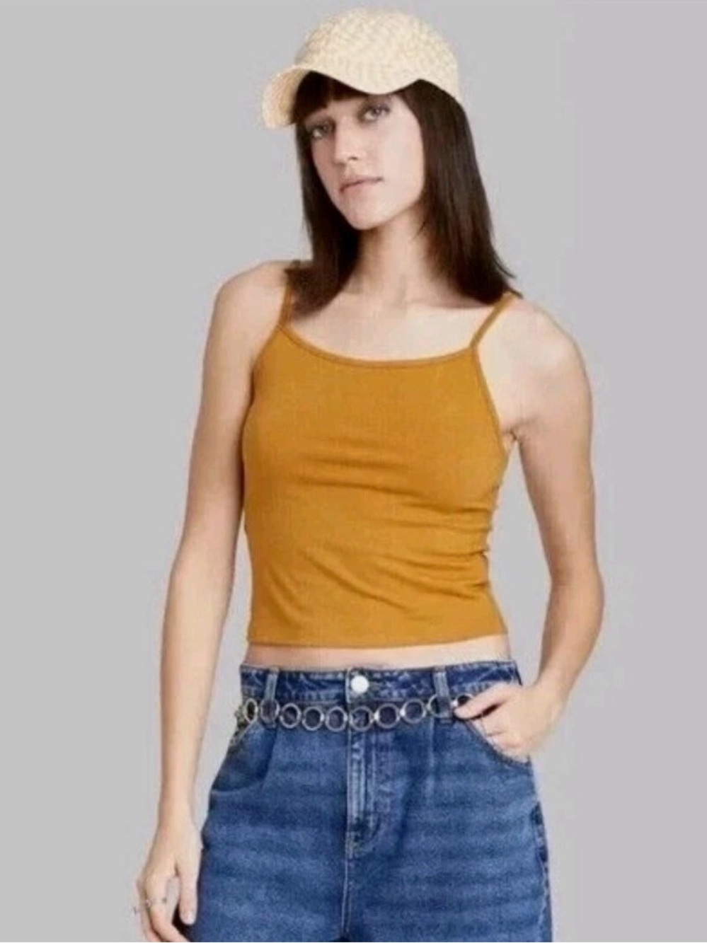 5/$25 Wild Fable Spaghetti Strap Crop Tank Top